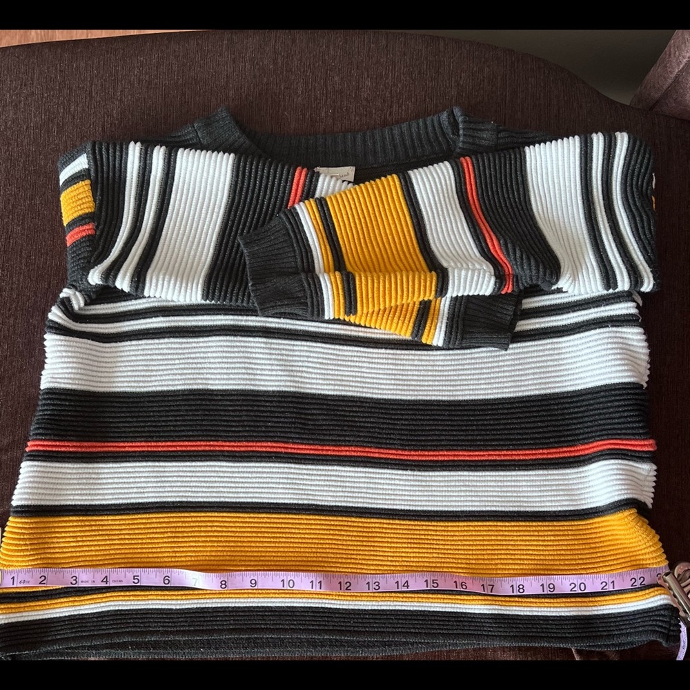 Hem&Thread Multicolored Striped Sweater - Picture 4 of 6